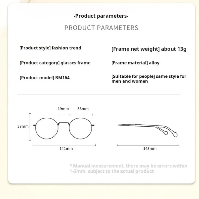 Momoja Women's Full Rim Oval Round Alloy Eyeglasses 72164