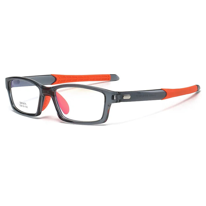 Gmei Men's Full Rim Rectangle Tr 90 Titanium Sport Eyeglasses