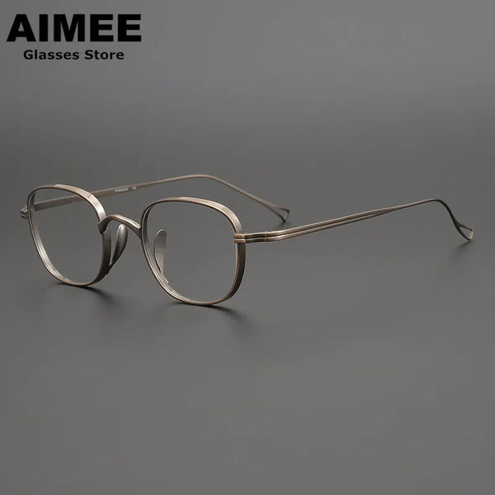 Aimee Unisex Full Rim Square Titanium Eyeglasses 1112114 Full Rim Aimee   