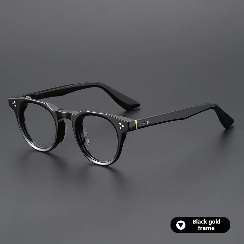 Xbora Unisex Full Rim Oval Brow Line Thick Acetate Eyeglasses 655008