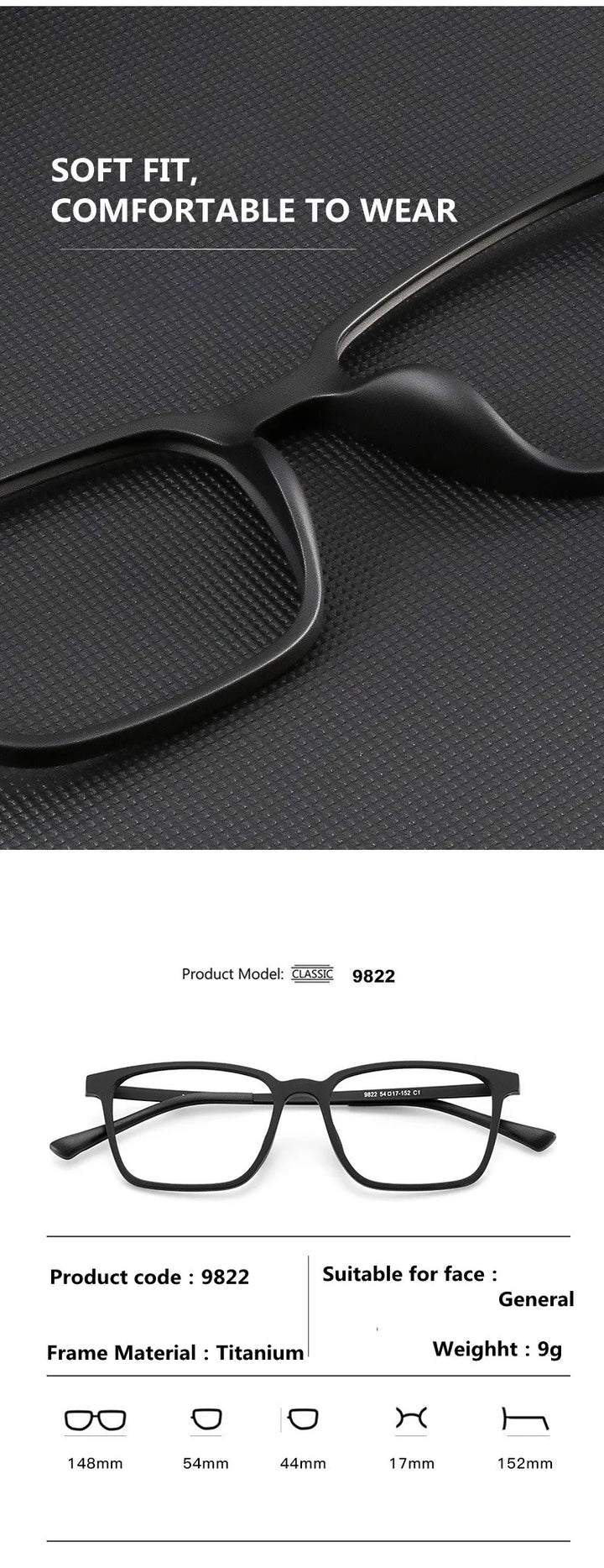 Kocolior Unisex Full Rim Square Tr 90 Titanium Hyperopic Reading Glasses 98221 Reading Glasses Kocolior   