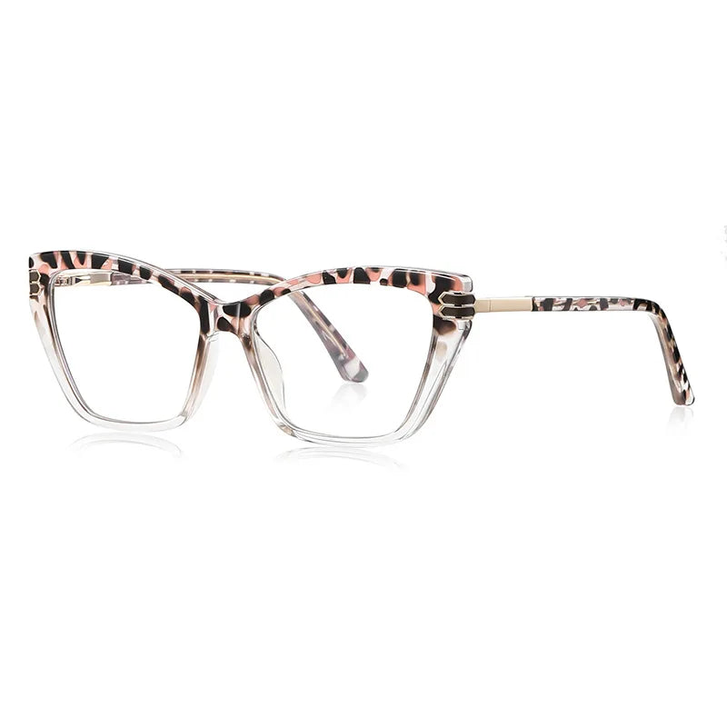 CCspace Women's Full Rim Square Tr 90 Alloy Reading Glasses 802705