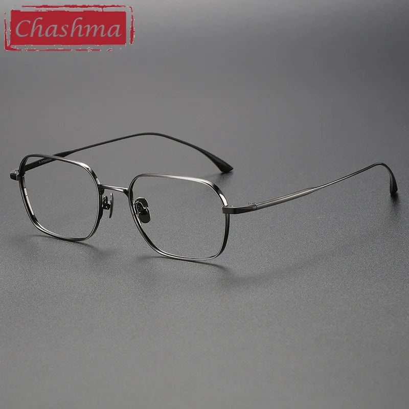 Chashma Ottica Women's Full Rim Square Titanium Eyeglasses 503118