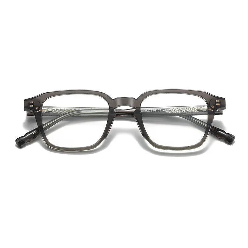 CCspace Women's Full Rim Square Acetate Reading Glasses 802575