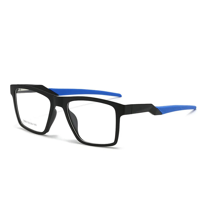 Muzz 78090 men's square ultra-light TR-90 prescription eyeglasses — view 3