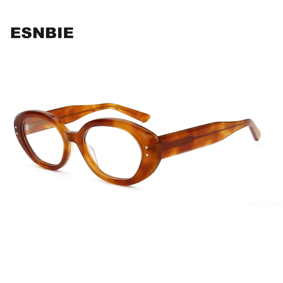 Esnbie Women Full Rim Cat Eye Acetate Eyeglasses Fuz 16