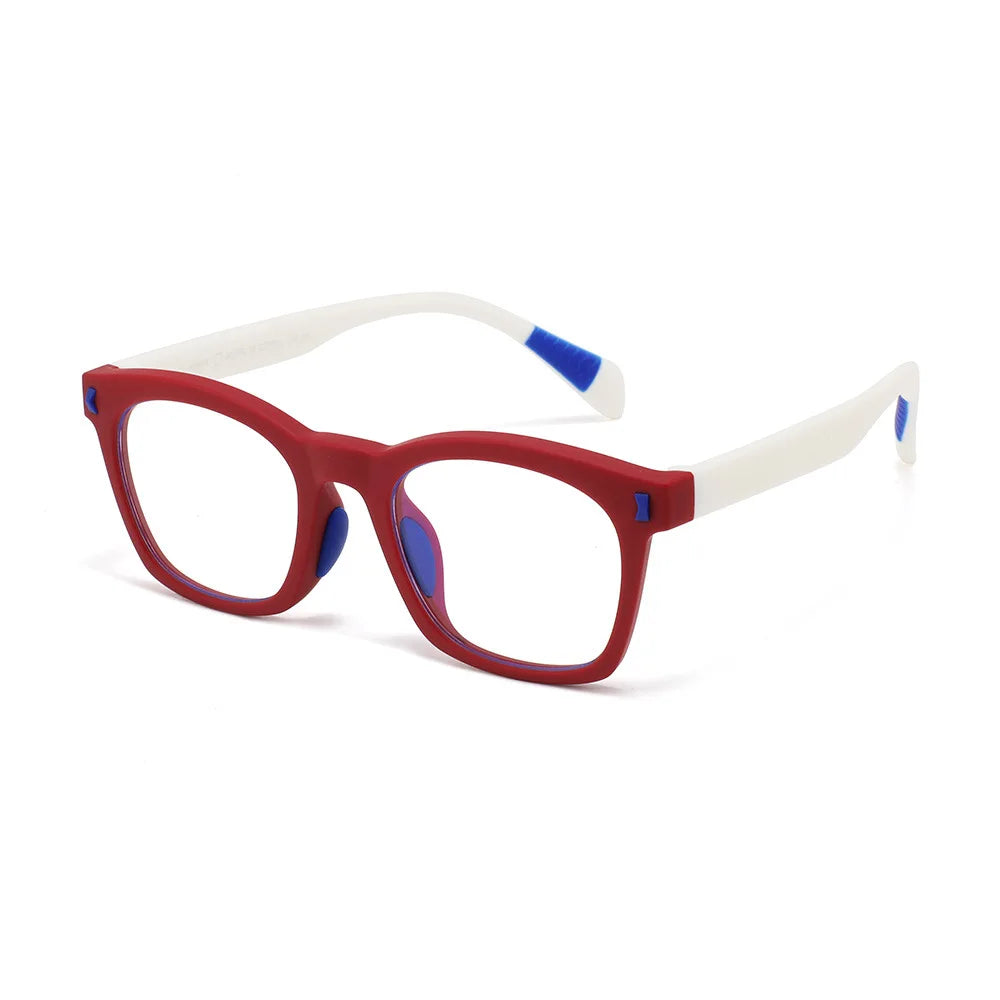 Yimaruili Unisex Full Rim Square TR-90 Eyeglasses KR618 — view 7 | Yimaruili at FuzWeb