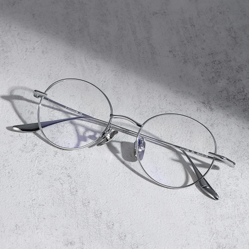 Black Mask Women's Full Rim Oval Round Titanium Eyeglasses 844158