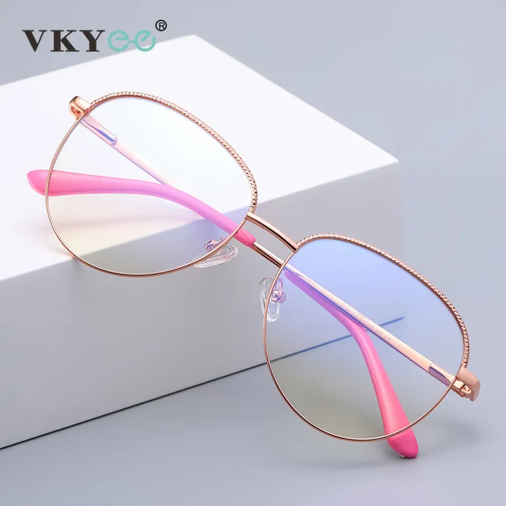 Vicky Women's Full Rim Square Alloy Reading Glasses 3036 Reading Glasses Vicky   