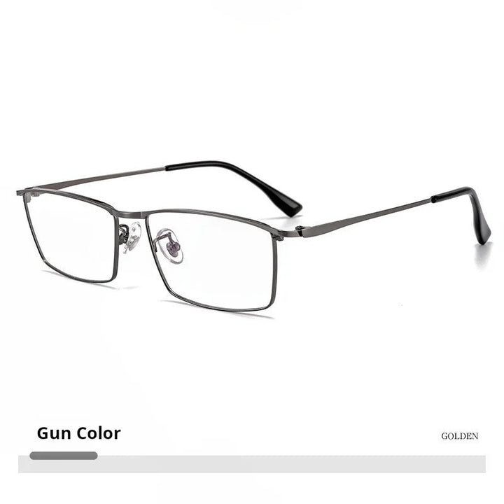 Momoja Women's Full Rim Square Titanium Alloy Eyeglasses 85517