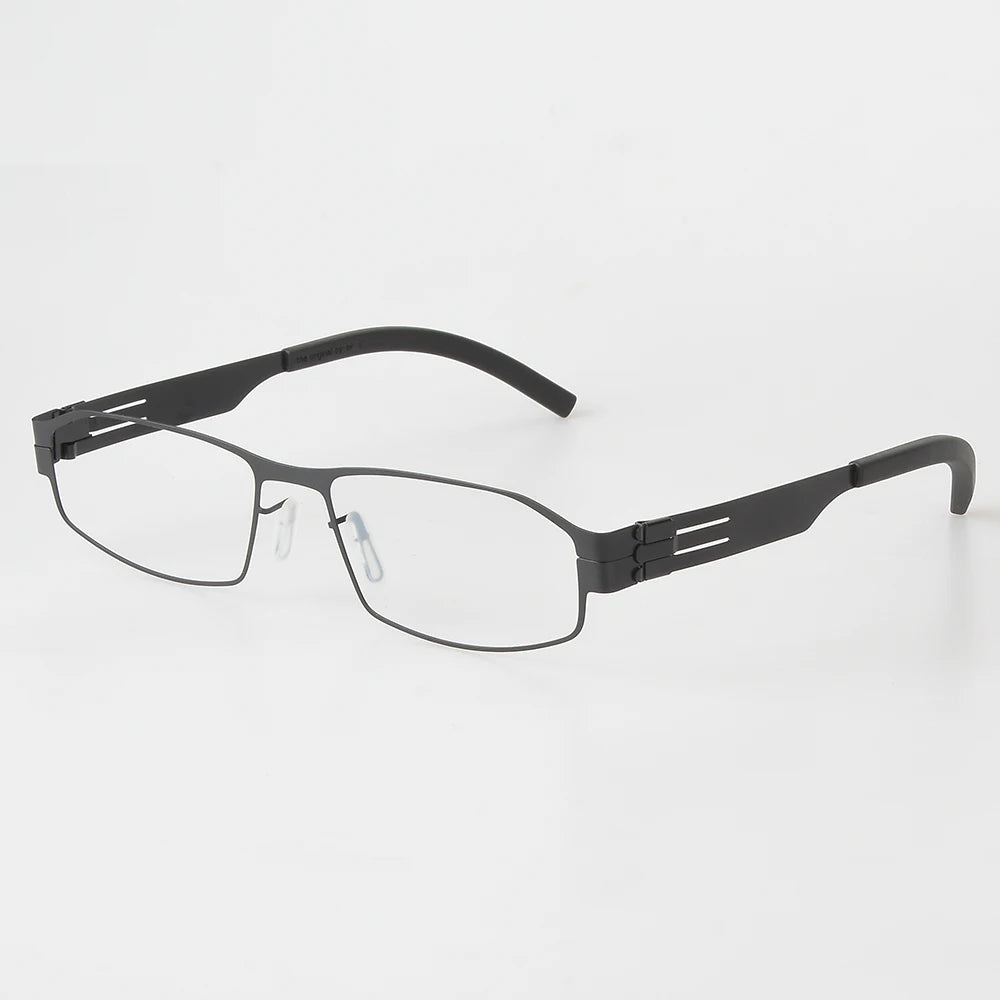 Bobbie Women's Full Rim Square Screwless Steel Eyeglasses 543018