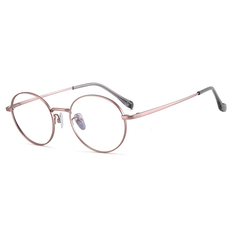 Bclear Women's Full Rim Oval Round Titanium Eyeglasses 86680