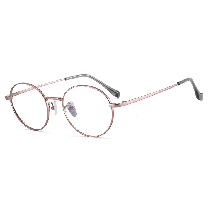Bclear Women's Full Rim Oval Round Titanium Eyeglasses 86680