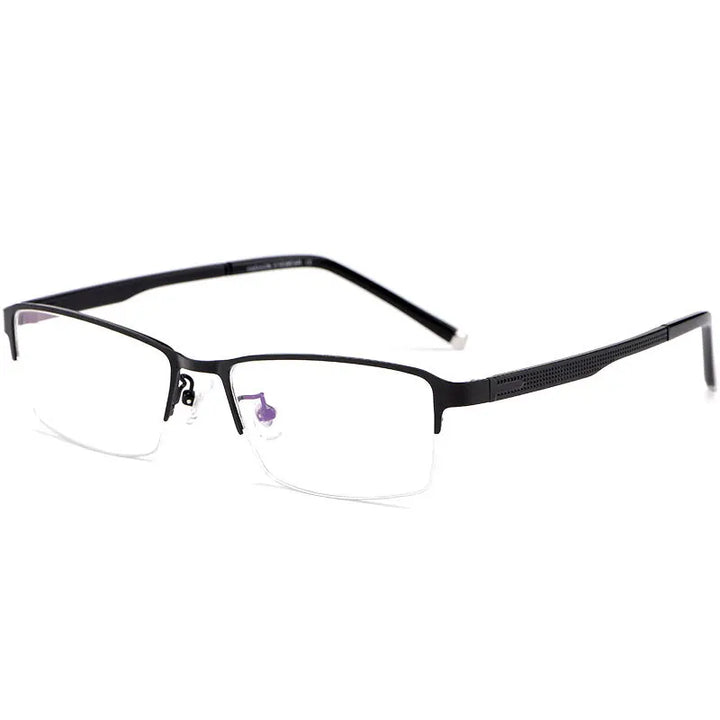 Hotochki Mens Semi Rim Rectangle Alloy Eyeglasses F3095 Semi Rim Hotochki   