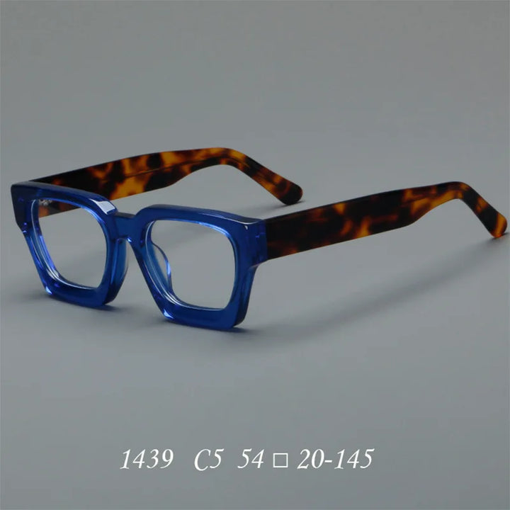 CCspace Women's Full Rim Brow Line Square Acetate Reading Glasses 311022