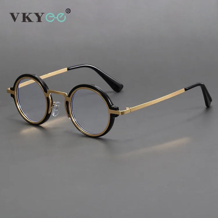Vicky Unisex Full Rim Round Tr 90 Alloy Reading Glasses 10124