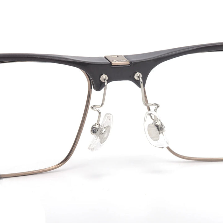 Muzz 9807 unisex flip up square alloy prescription eyeglasses — view 17