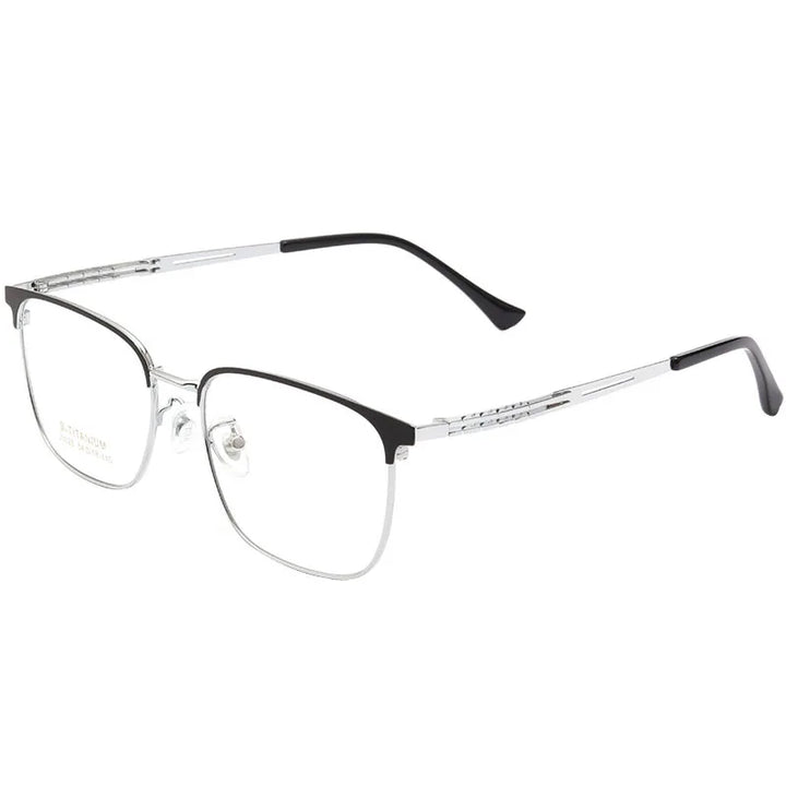 Gmei Optical 3828J unisex square alloy prescription eyeglasses