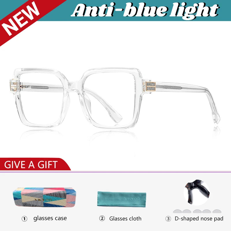 Vicky's Women's Full Rim Square Tr 90 Alloy Reading Glasses 392280