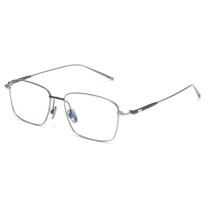 Xbora Unisex Full Rim Polygon Square Titanium Eyeglasses 177556