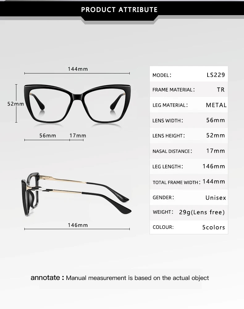 Vicky Women's Full Rim Square Butterfly Tr 90 Titanium Reading Glasses 97229
