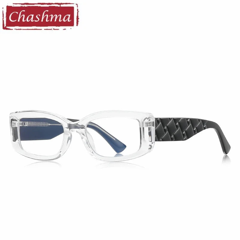 Chashma Ochki Women's Full Rim Square Oval Tr 90 Alloy Eyeglasses 882256