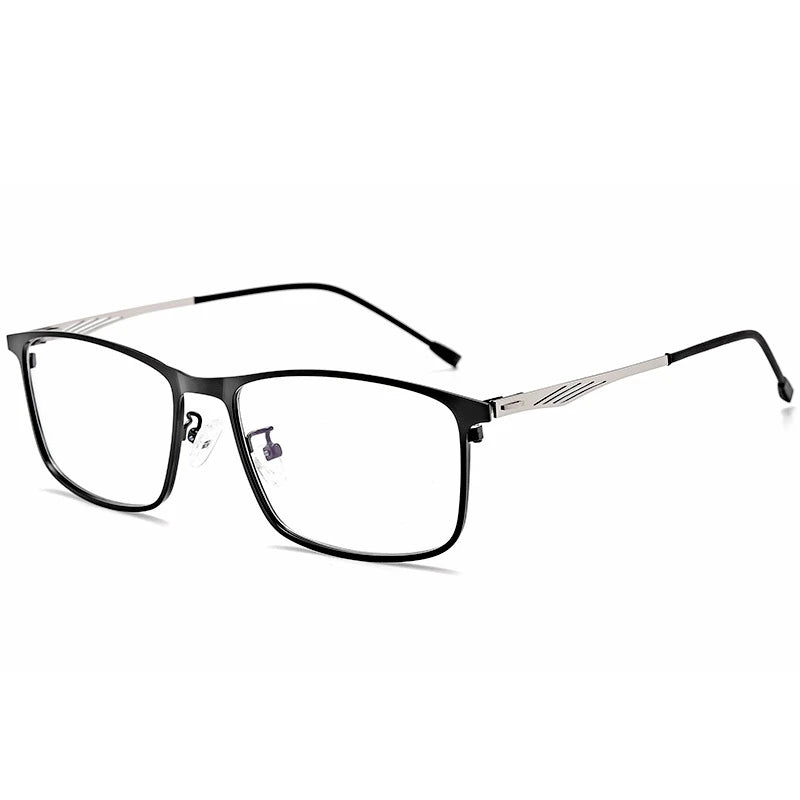 Yimaruili Men's Full Rim Big Square Alloy Eyeglasses 8835 Full Rim Yimaruili Eyeglasses   