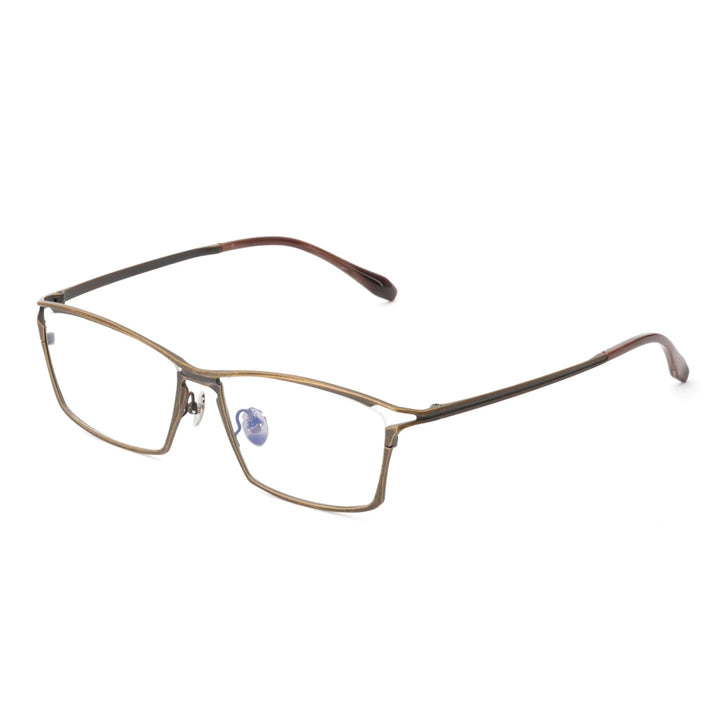 Blackmask Unisex Full Rim Square Titanium Eyeglasses BM-RLT6885