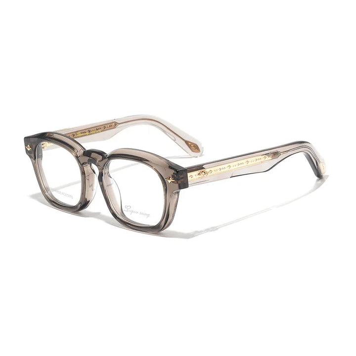 Nobler Unisex Full Rim Square Thick Acetate Eyeglasses 51091