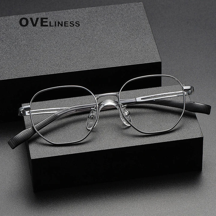 Oveliness Unisex Youth's Full Rim Oval Titanium Eyeglasses  O80942 Full Rim Oveliness   