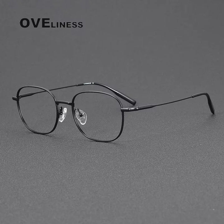 Oveliness Women's Full Rim Square Titanium Eyeglasses 81024