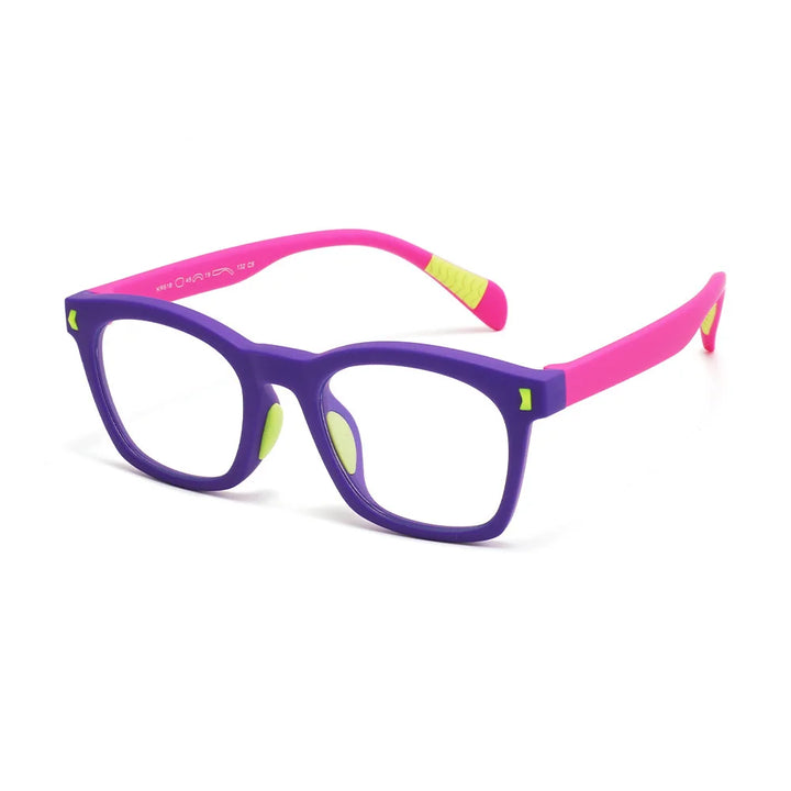 Yimaruili Unisex Full Rim Square TR-90 Eyeglasses KR618 — view 5 | Yimaruili at FuzWeb