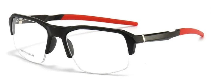 Muzz 58570 men's semi-rimless sports TR-90 prescription eyeglasses — view 10