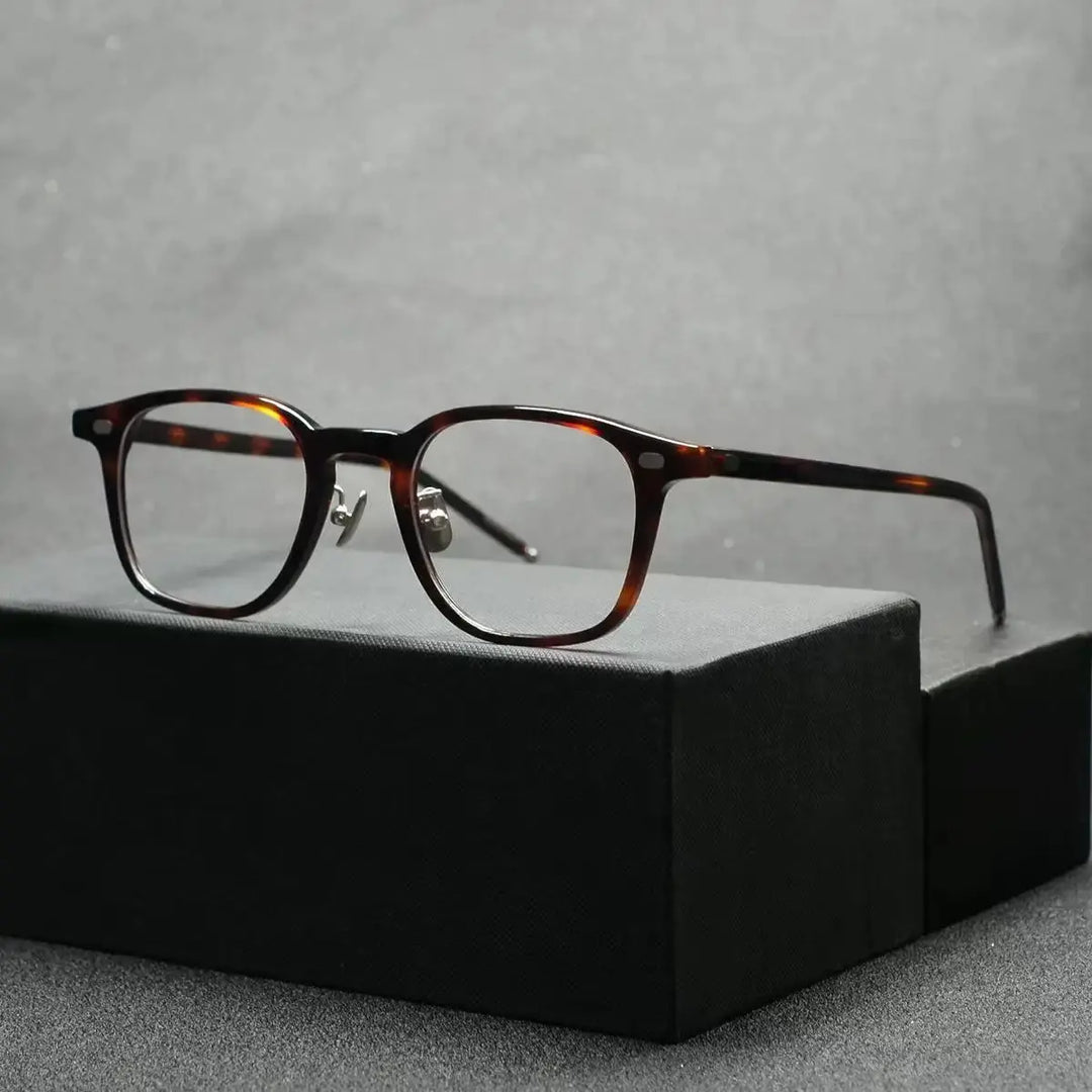 Aimee H616003 Unisex Wide Fit Full Rim Acetate Square Frames FuzWeb