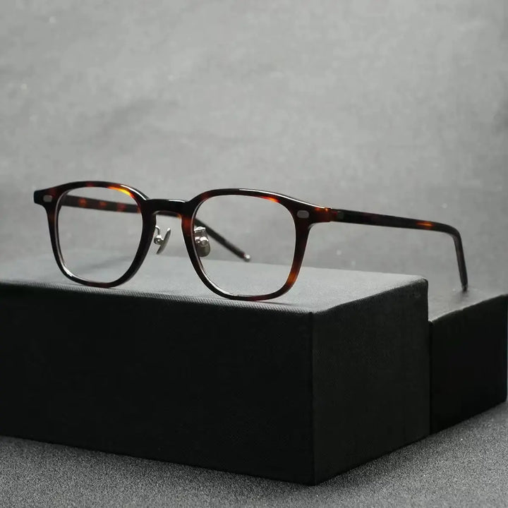 Aimee H616003 Unisex Wide Fit Full Rim Acetate Square Frames FuzWeb