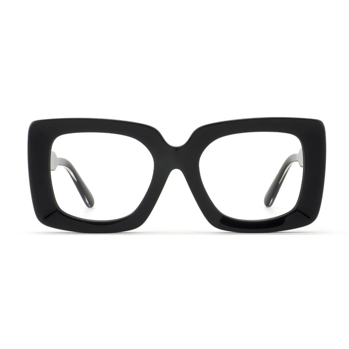 Hewei Unisex Full Rim Square Thick Acetate Eyeglasses 295140