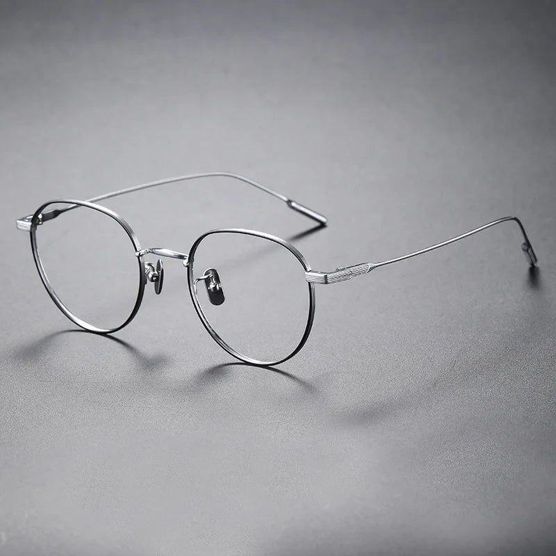 Bobbie Women's Full Rim Oval Round Titanium Eyeglasses 680807