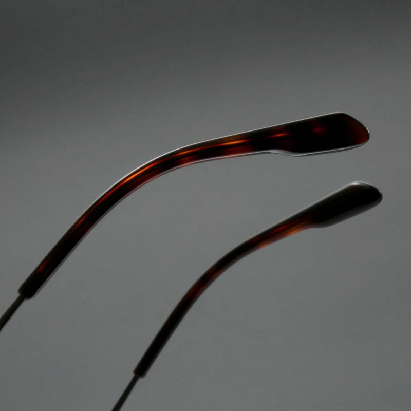 Muzz SH0069 unisex round IP titanium prescription eyeglasses — view 9