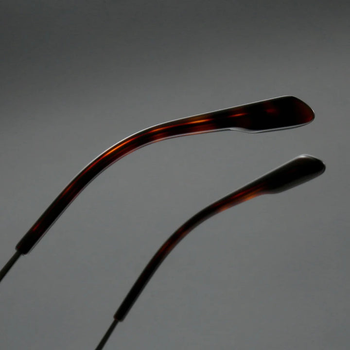 Muzz SH0069 unisex round IP titanium prescription eyeglasses — view 9