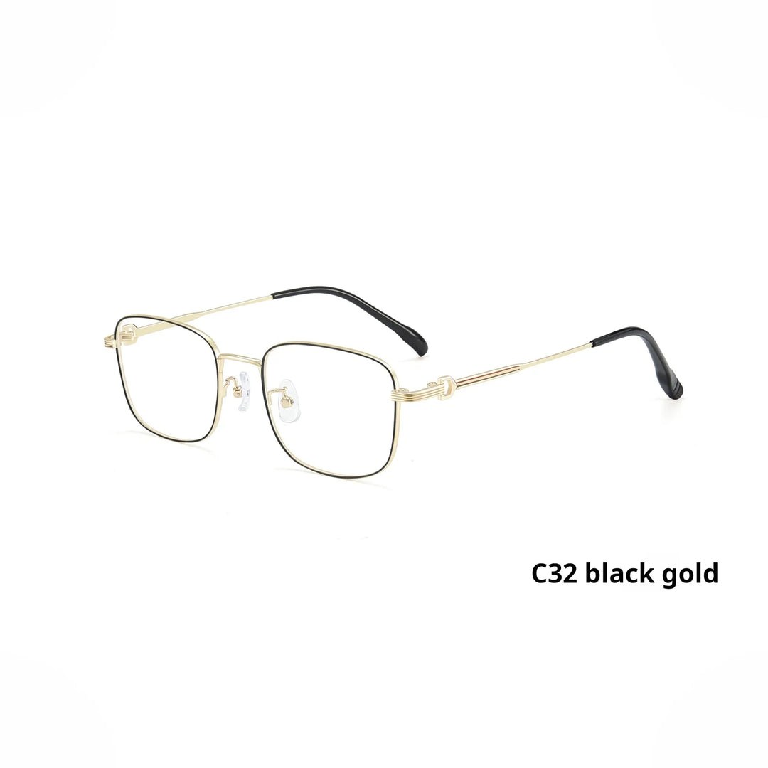 Momoja Unisex Full Rim Square Alloy Eyeglasses 758232