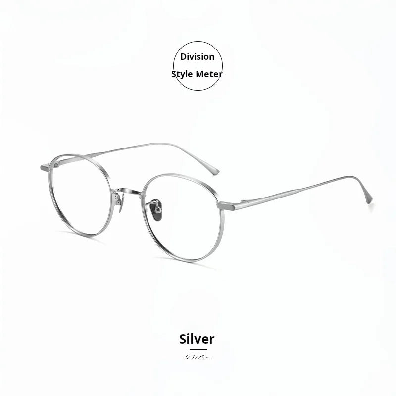 Momoja Women's Full Rim Oval Round Titanium Eyeglasses 721835