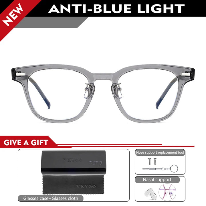 Vicky Unisex Full Rim Square Oval Acetate Reading Glasses 98310