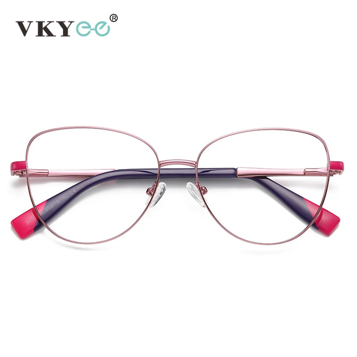 Vicky Women's Full Rim Cat Eye Alloy Reading Glasses 3019 Reading Glasses Vicky   