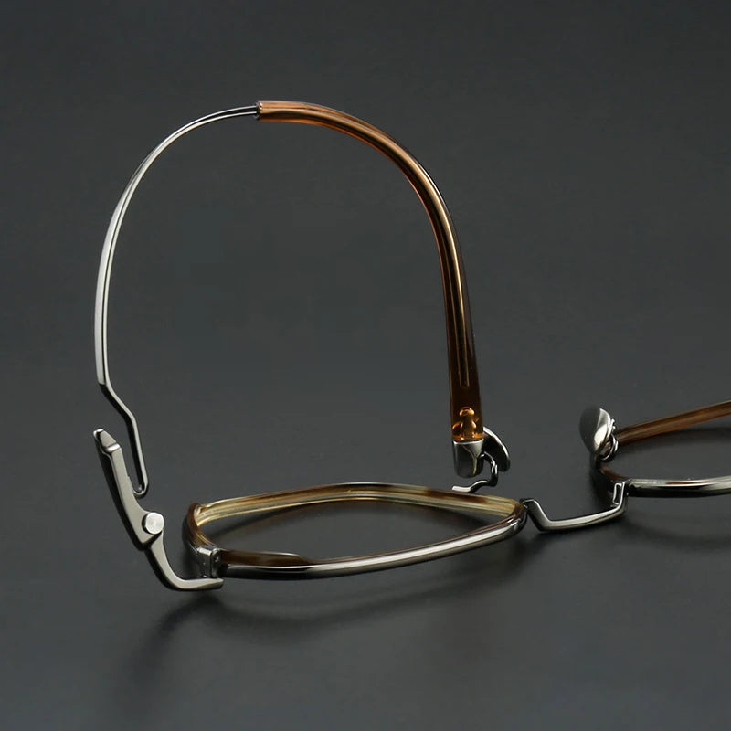Muzz SH0076 unisex pure titanium acetate prescription eyeglasses — view 8