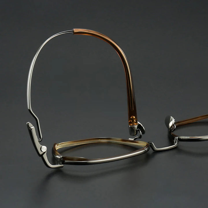 Muzz SH0076 unisex pure titanium acetate prescription eyeglasses — view 8