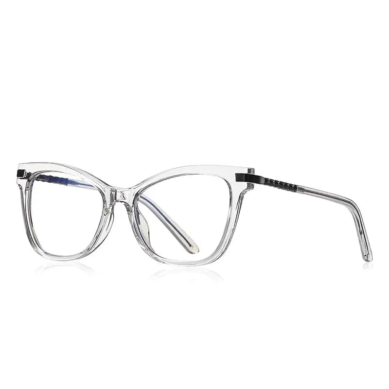 Vicky Women's Full Rim Square TR90 and Stainless Steel Reading Glasses 2108 — view 2 | Vicky at FuzWeb