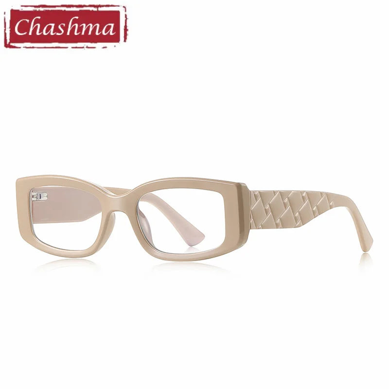 Chashma Ochki Women's Full Rim Square Oval Tr 90 Alloy Eyeglasses 882256