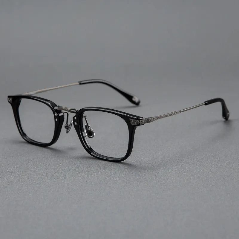 Blackmask Unisex Full Rim Square Acetate Eyeglasses BM-BKT19
