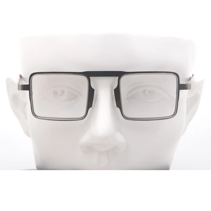 Muzz 23234 men's small square alloy prescription eyeglasses — view 8