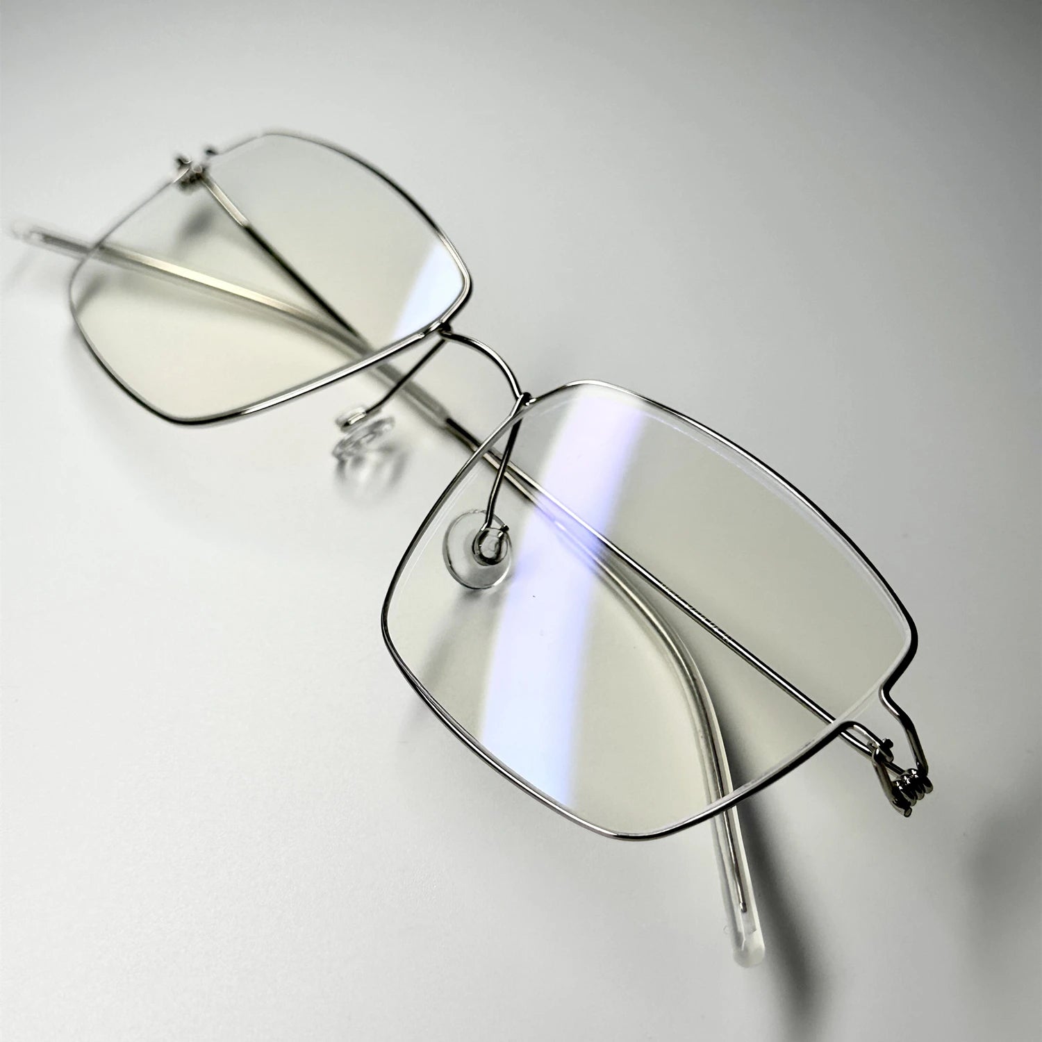 Black Mask Unisex Full Rim Square Titanium Eyeglasses Fuz 3 - view 3